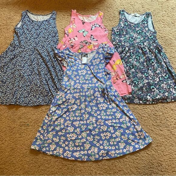 Floral and Butterfly Girl Dresses, Size 5 - Picture 2 of 10